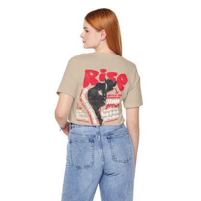 F&BPD - Unisex T-shirt - Rise Tee – Empowerment & Motivation Statement Shirt