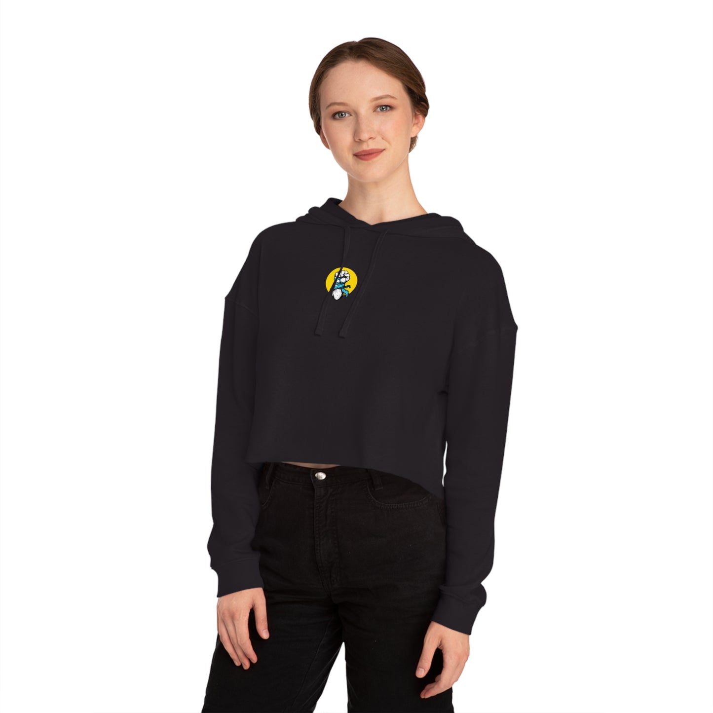 Bullying is NOT okay - Cropped Hooded Sweatshirt