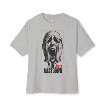 FPD - Mind Over Meltdown Oversized Tee — Mental Strength Statement Shirt