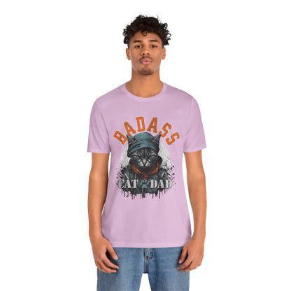 Badass Cat Dad Unisex T-Shirt – Funny Cat Lover Tee for Proud Pet Owners - FPD