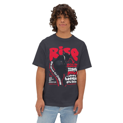 FPD - Rise Oversized Tee – Empowerment & Motivation Statement Shirt