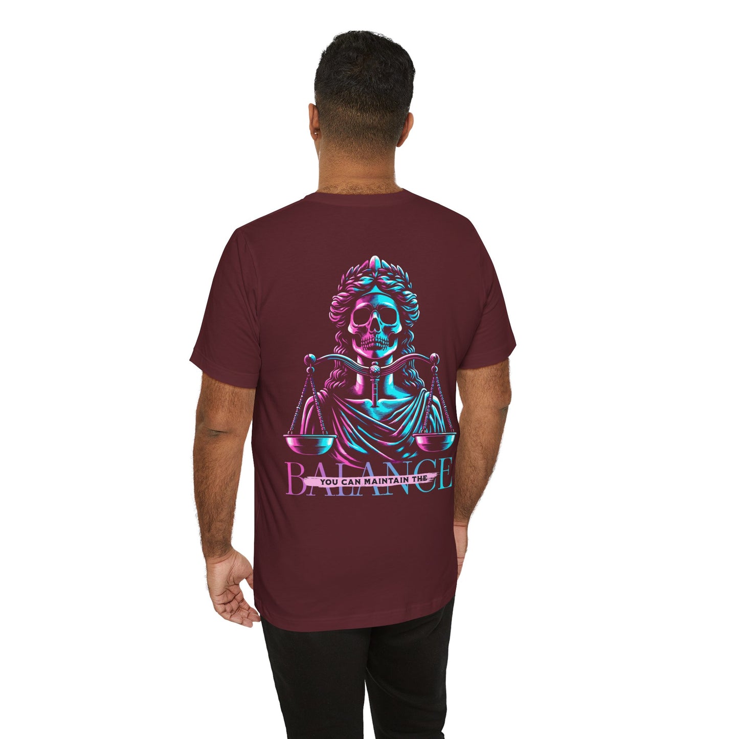F&BPD - Unisex T-shirt - Maintain the Balance Tee – Mindfulness & Wellness Statement Shirt