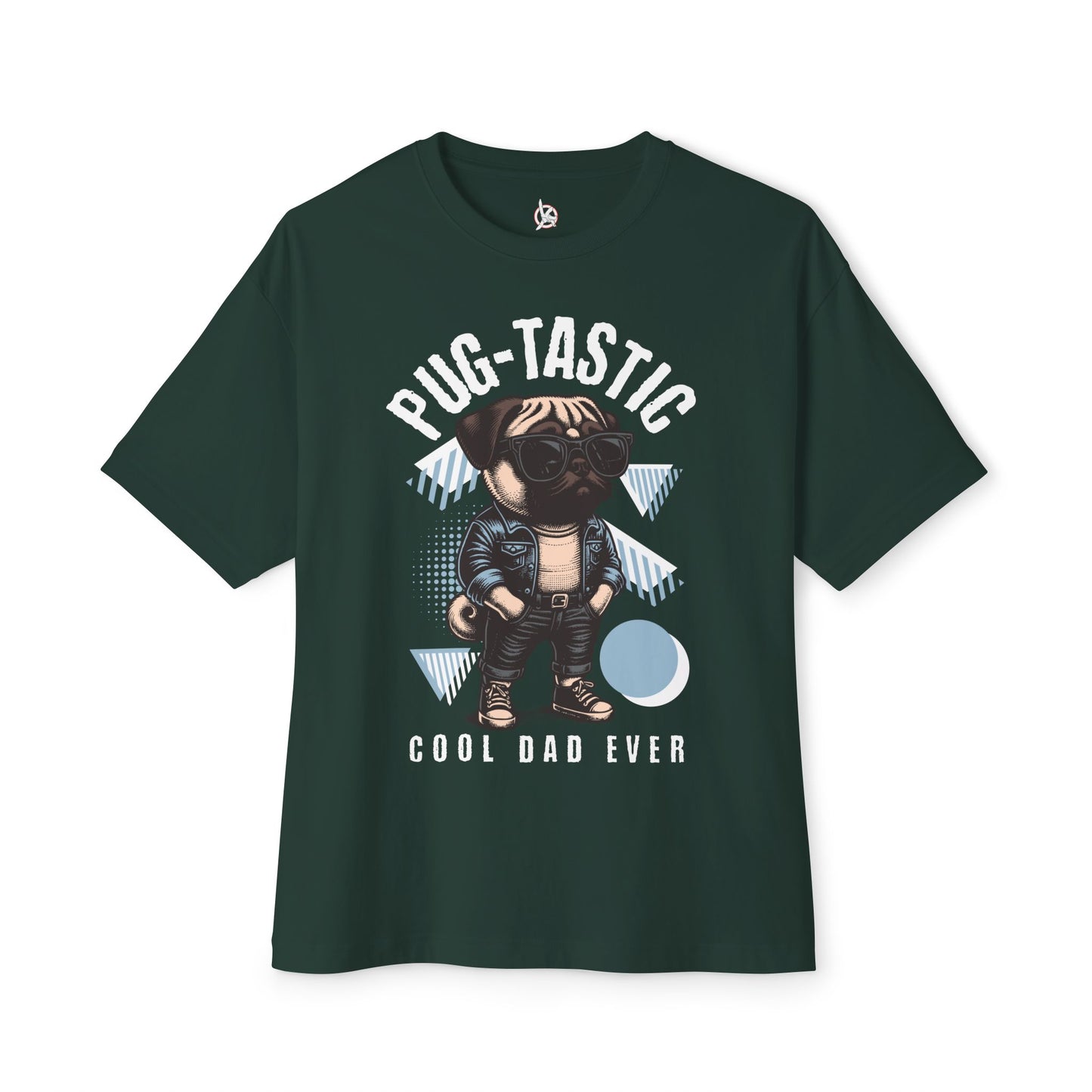 FPD - Pugtastic Oversized Tee – Playful Dog Lover Streetwear