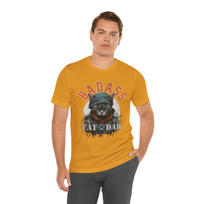 Badass Cat Dad Unisex T-Shirt – Funny Cat Lover Tee for Proud Pet Owners - FPD