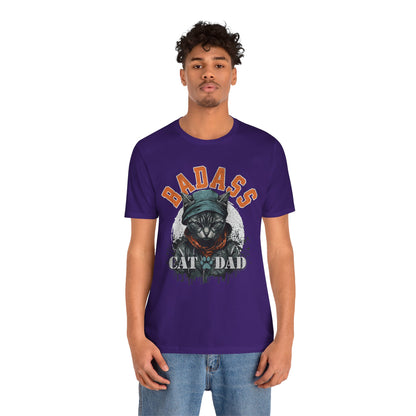 Badass Cat Dad Unisex T-Shirt – Funny Cat Lover Tee for Proud Pet Owners - FPD