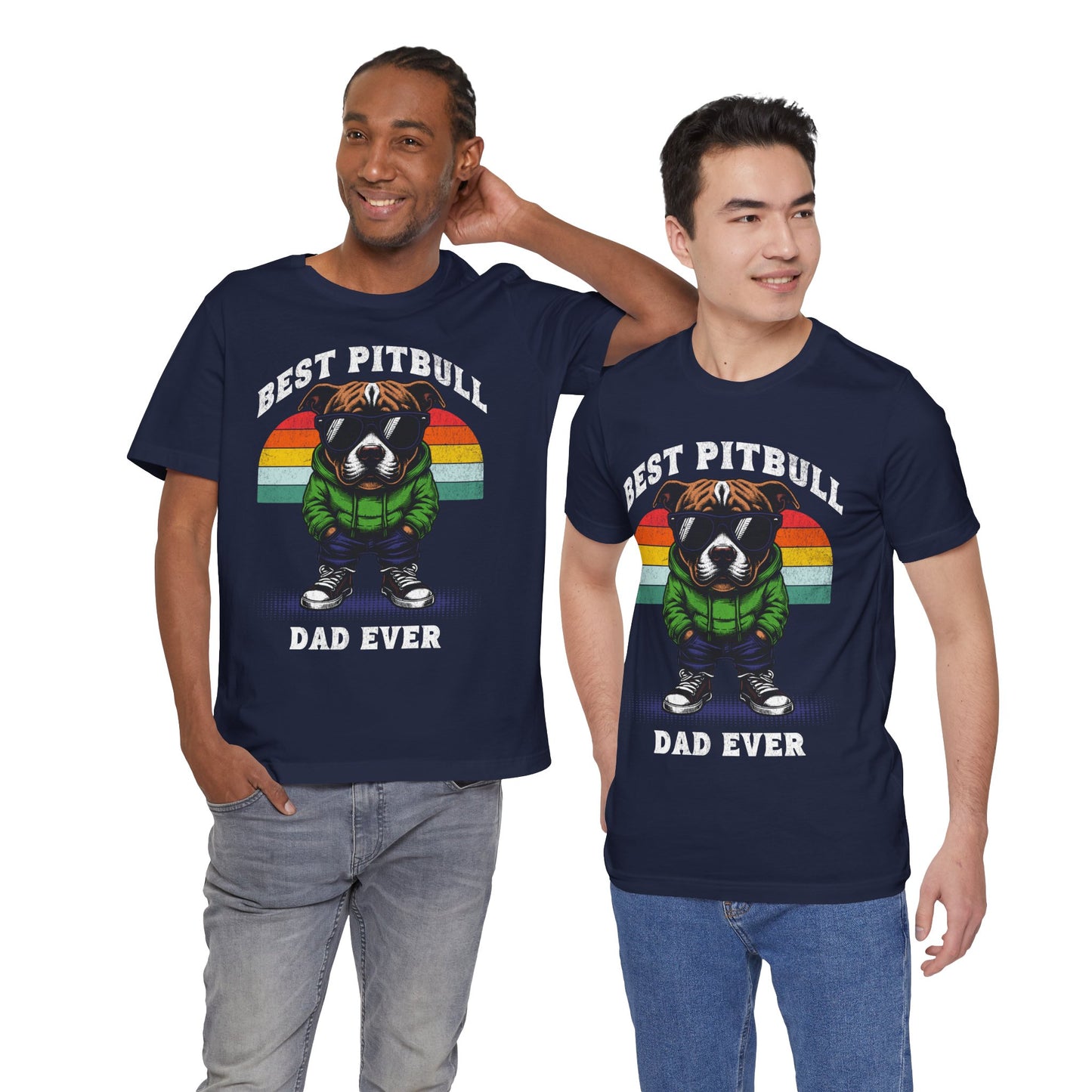 FPD - Unisex T-shirt - Best Pitbull Dad Ever Tee – Dog Lover Statement Shirt