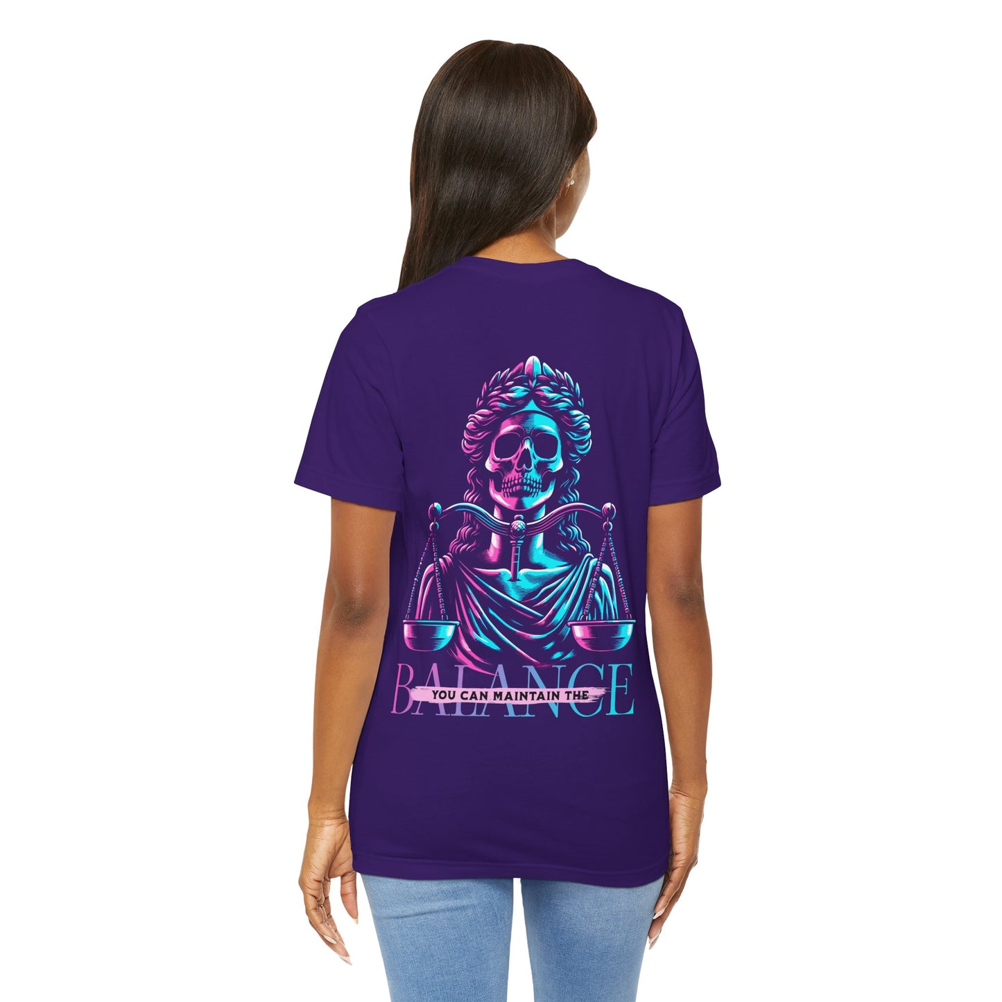 F&BPD - Unisex T-shirt - Maintain the Balance Tee – Mindfulness & Wellness Statement Shirt