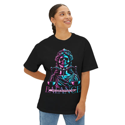 FPD - Maintain the Balance Oversized Tee – Wellness & Mindfulness Shirt