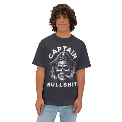 FPD - Captain Bullshit Oversized Tee — Myth-Buster & Truth-Seeker Shirt