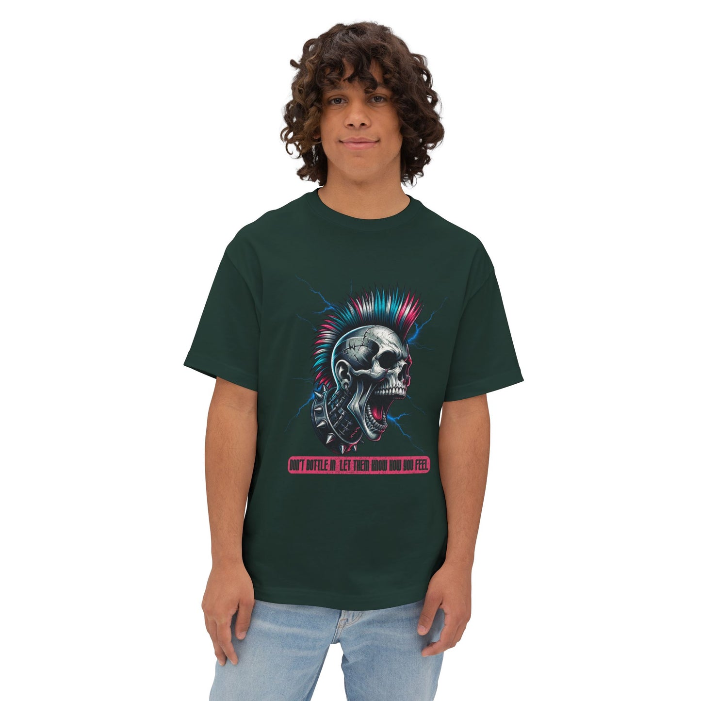 FPD - Don’t Bottle In Oversized Tee – Speak Your Truth Statement Shirt