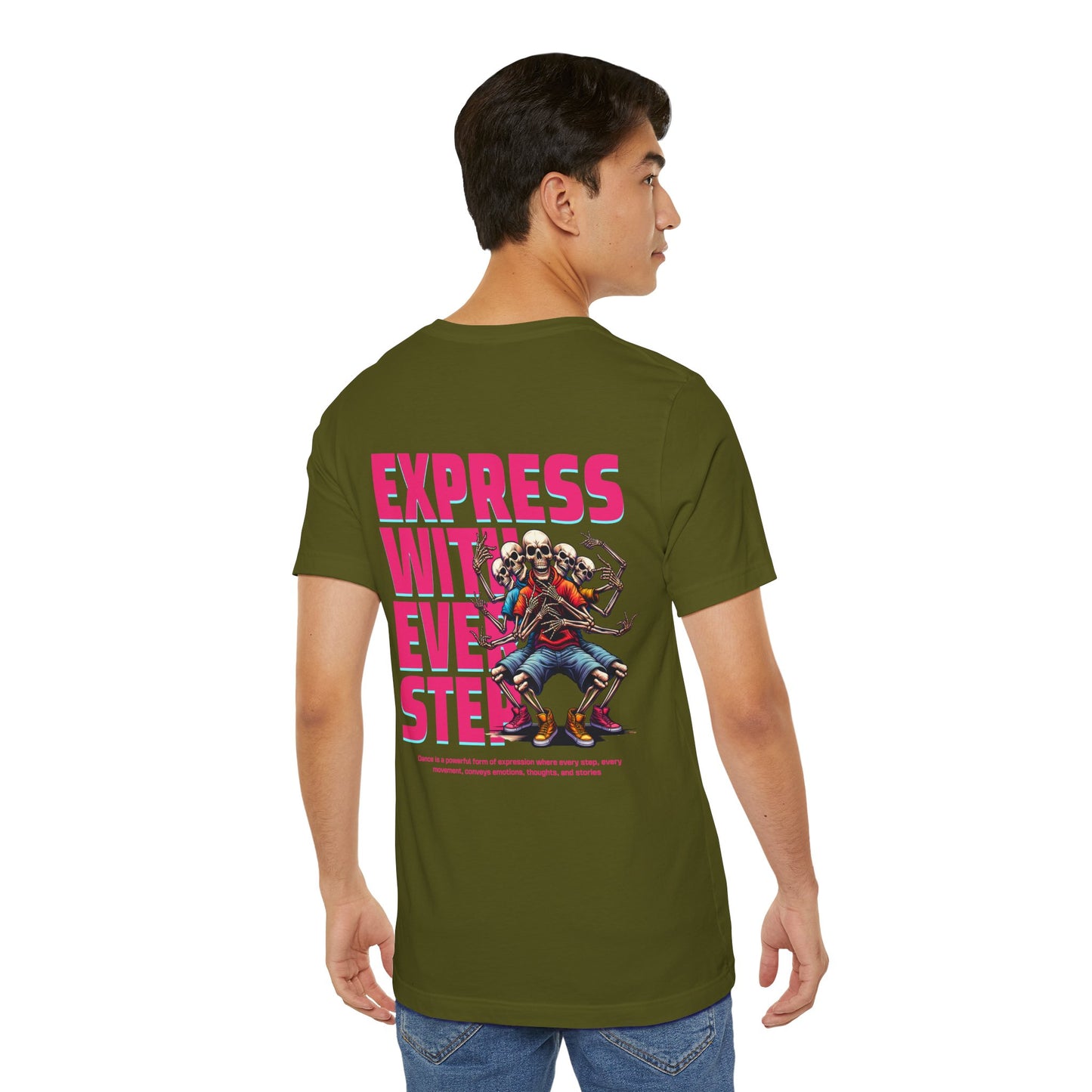 F&BPD - Unisex T-shirt - Express With Every Step Tee – Self-Expression Statement Shirt