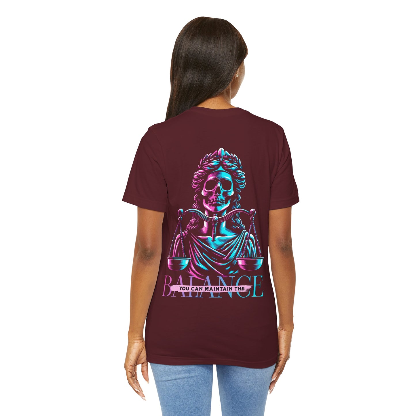 F&BPD - Unisex T-shirt - Maintain the Balance Tee – Mindfulness & Wellness Statement Shirt