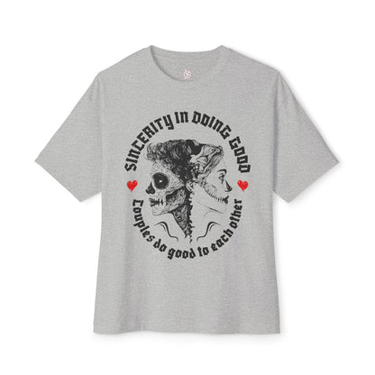 FPD - Sincerity in Doing Good Oversized Tee – Kindness Statement Shirt