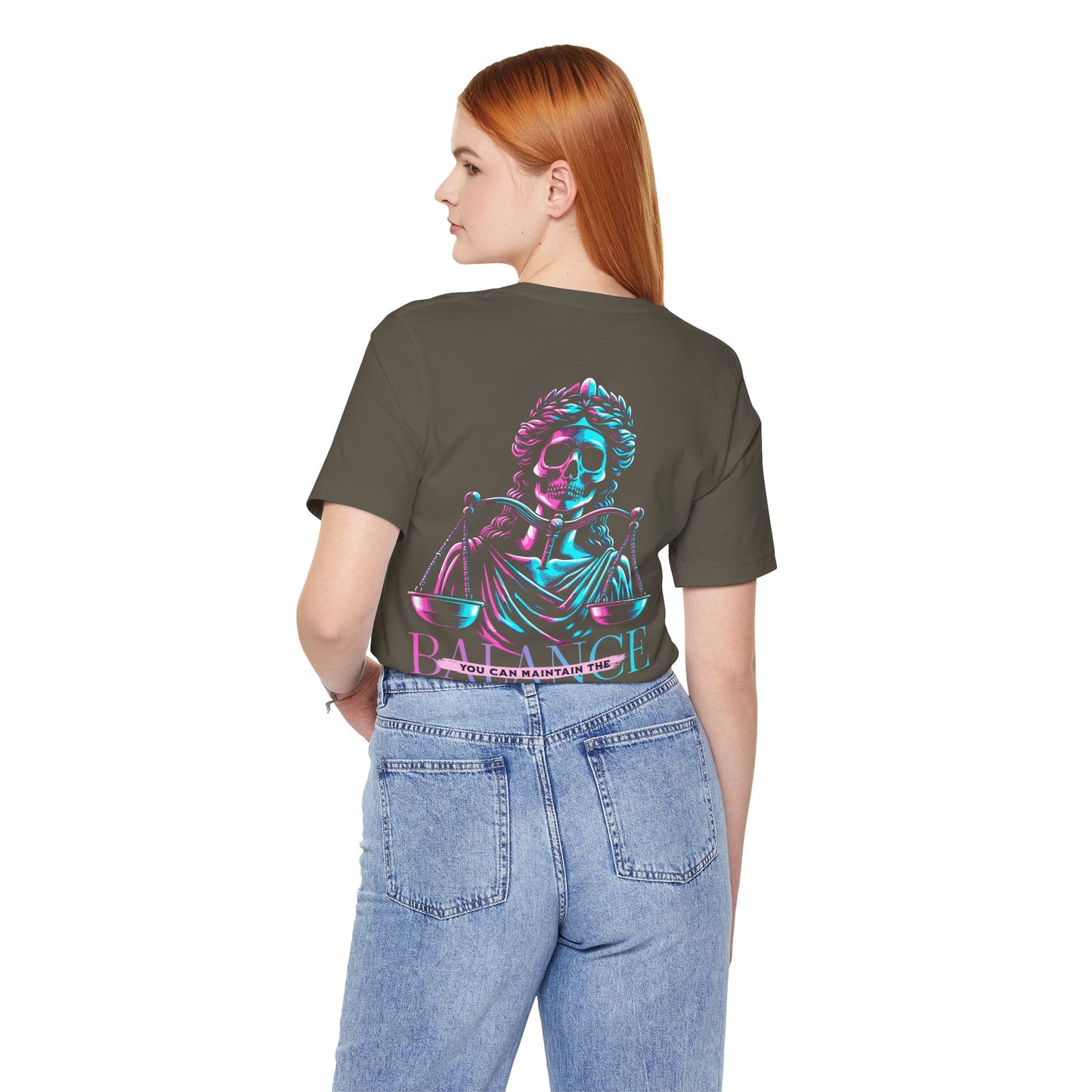 F&BPD - Unisex T-shirt - Maintain the Balance Tee – Mindfulness & Wellness Statement Shirt