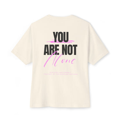 F&BPD - You Are Not Alone Oversized Tee – Hope & Awareness Shirt