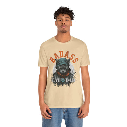 Badass Cat Dad Unisex T-Shirt – Funny Cat Lover Tee for Proud Pet Owners - FPD