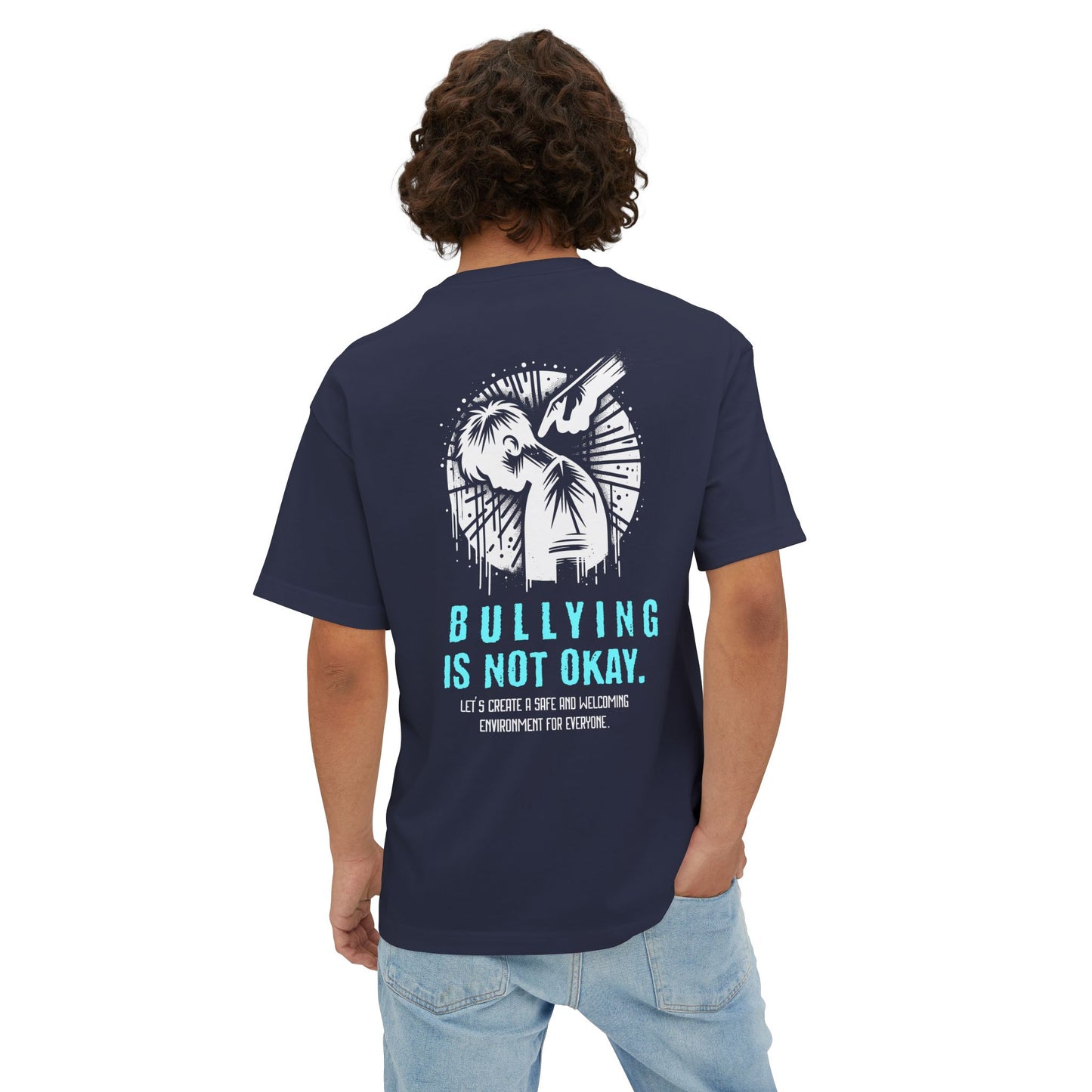 F&BPD - Bullying is NOT okay - Unisex Oversized T-shirt