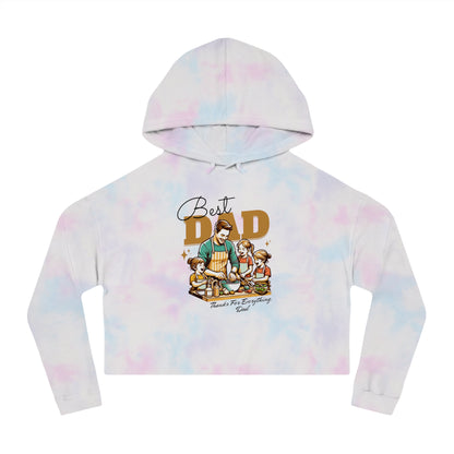Best Dad Cropped Hoodie – Women’s Fit | Father’s Day Gift