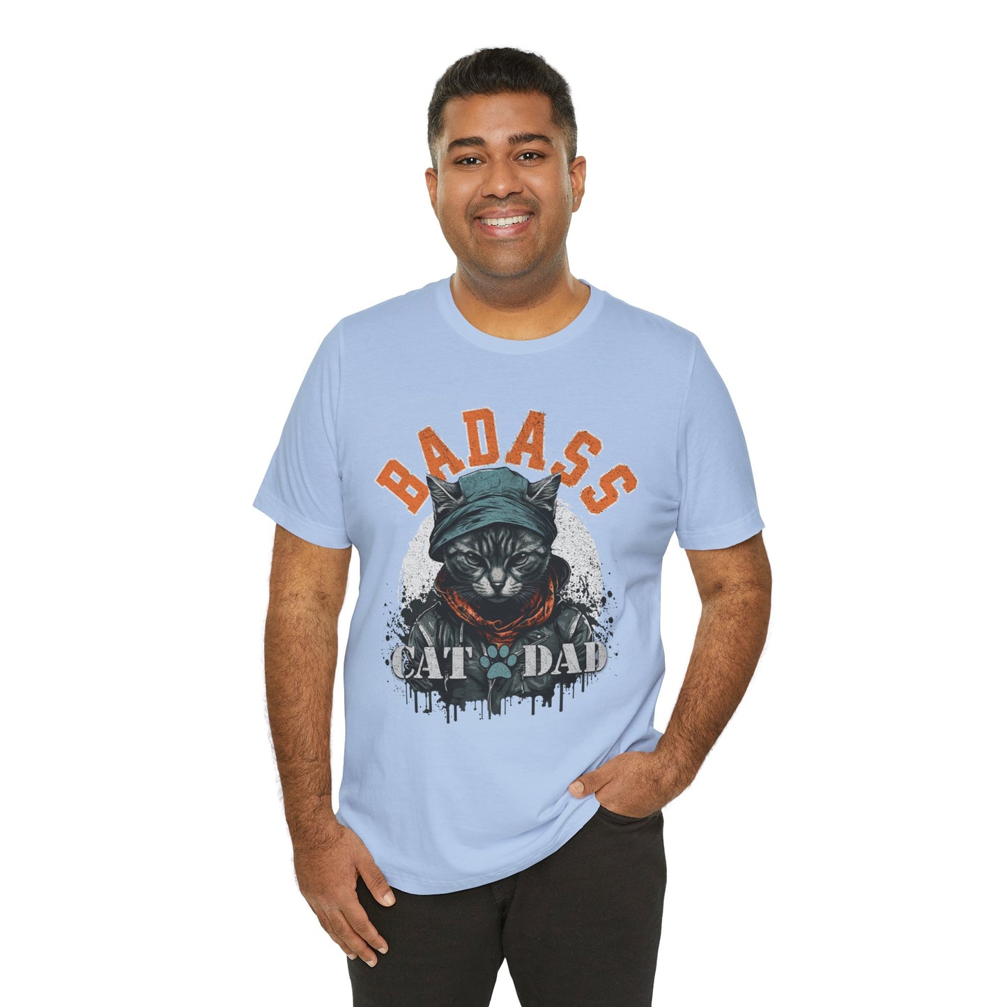 Badass Cat Dad Unisex T-Shirt – Funny Cat Lover Tee for Proud Pet Owners - FPD