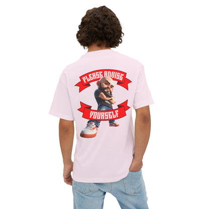 Oversized Sarcasm Streetwear Tee – “Please Advise Yourself” - BPD