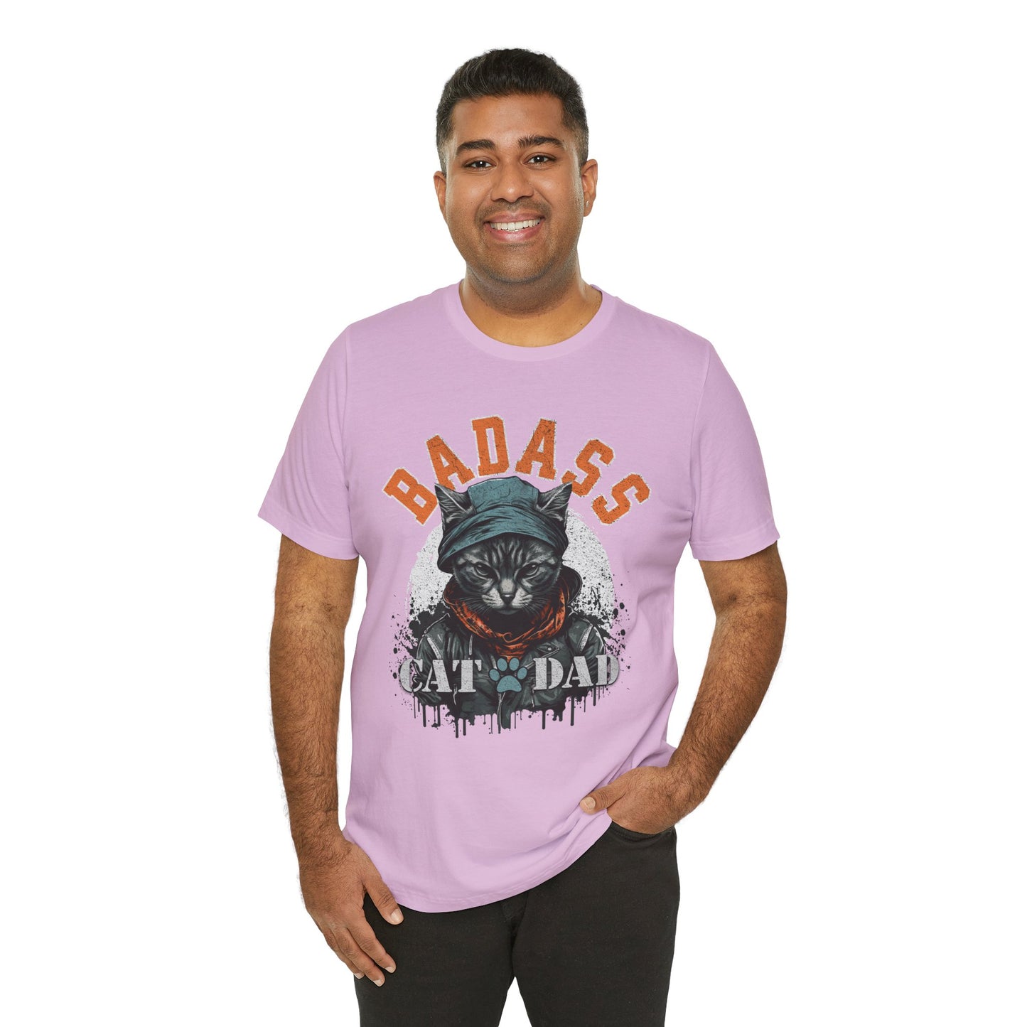Badass Cat Dad Unisex T-Shirt – Funny Cat Lover Tee for Proud Pet Owners - FPD