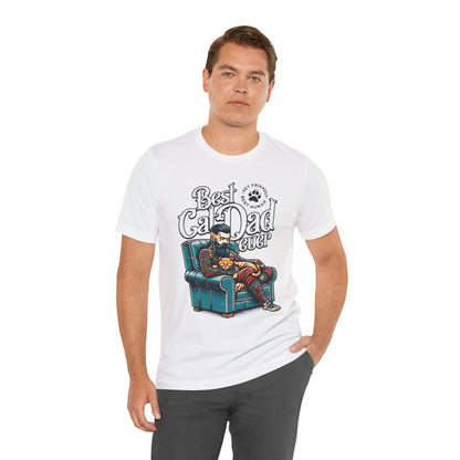 Best Cat Dad Ever Unisex T-Shirt – Perfect Gift for Cat Lovers - FPD