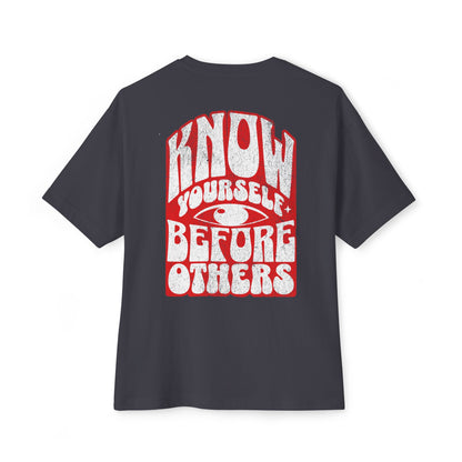 F&BPD - Know Yourself Before Others Oversized Tee – Self-Awareness Streetwear