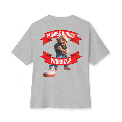 Oversized Sarcasm Streetwear Tee – “Please Advise Yourself” - BPD