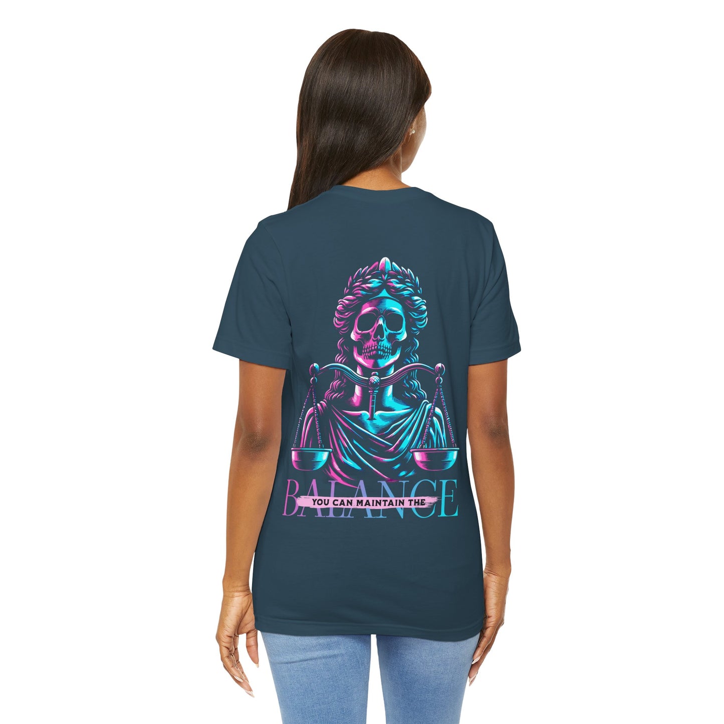 F&BPD - Unisex T-shirt - Maintain the Balance Tee – Mindfulness & Wellness Statement Shirt