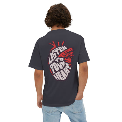 F&BPD - Listen to Your Heart Oversized Tee – Intuition Statement Streetwear