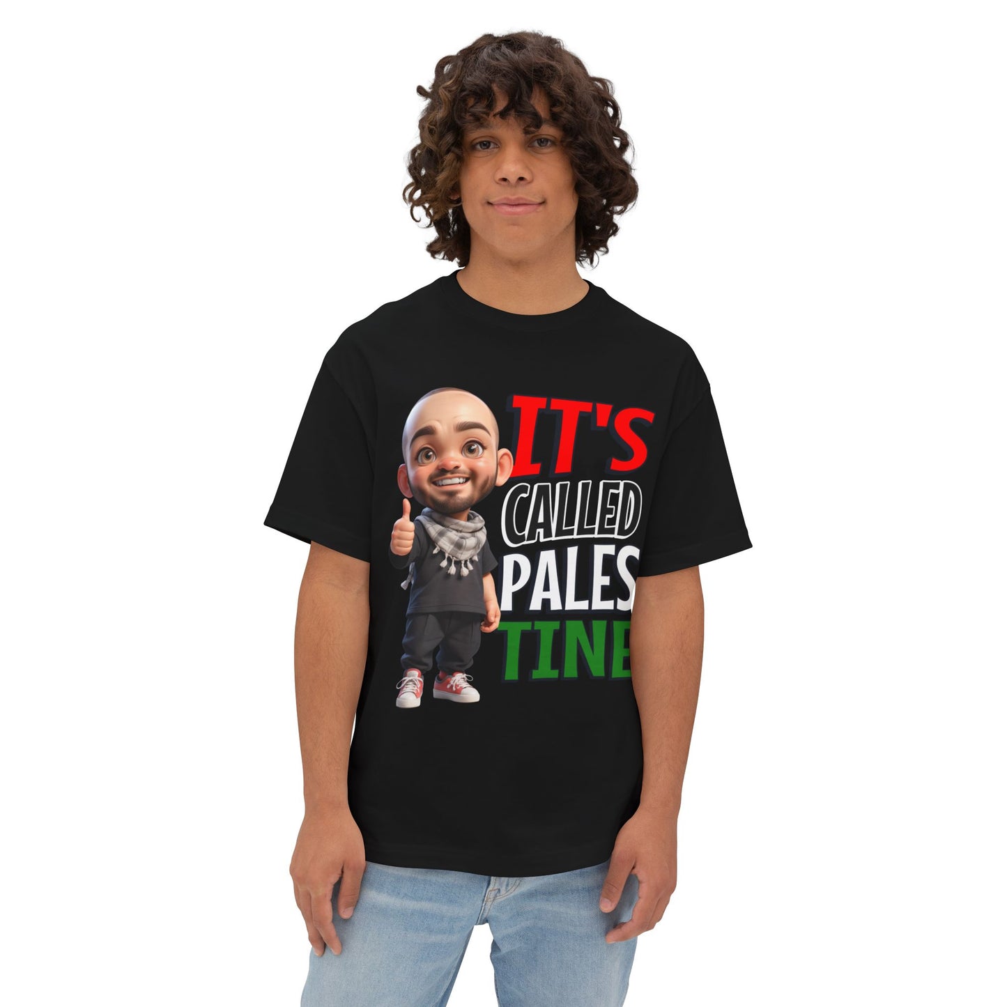 It’s Called Palestine Oversized Tee – Bold Pro-Palestine Graphic Shirt - FPD