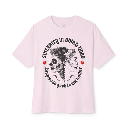 FPD - Sincerity in Doing Good Oversized Tee – Kindness Statement Shirt