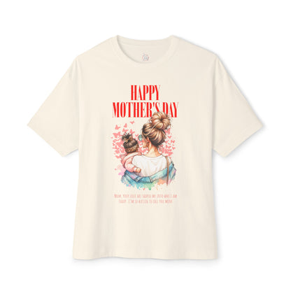 Happy Mother’s Day Oversized T-Shirt – Relaxed Fit Gift for Moms