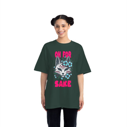 Oh For Fox Sake Oversized T-Shirt – Funny Graphic Tee Print | Streetwear Cotton Tee
