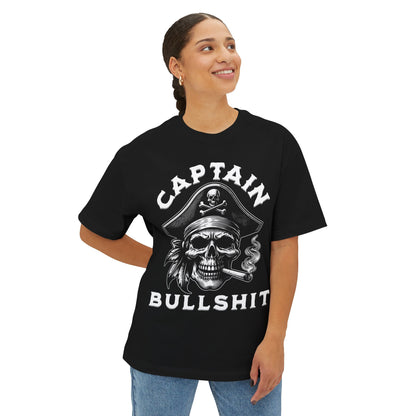 FPD - Captain Bullshit Oversized Tee — Myth-Buster & Truth-Seeker Shirt