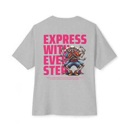F&BPD - Express With Every Step Oversized Tee – Statement Streetwear