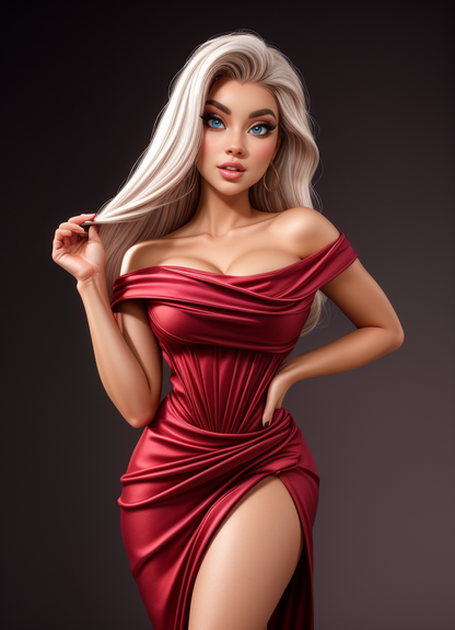 Dress Model 1 -