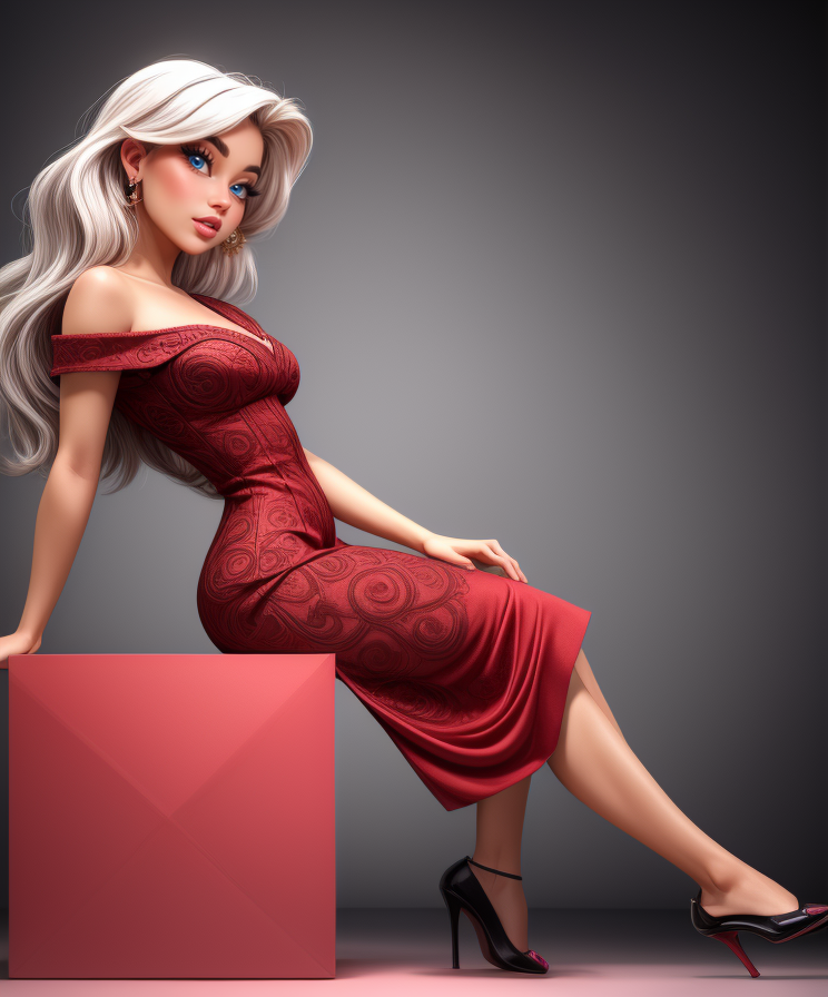 Dress Model 3 -