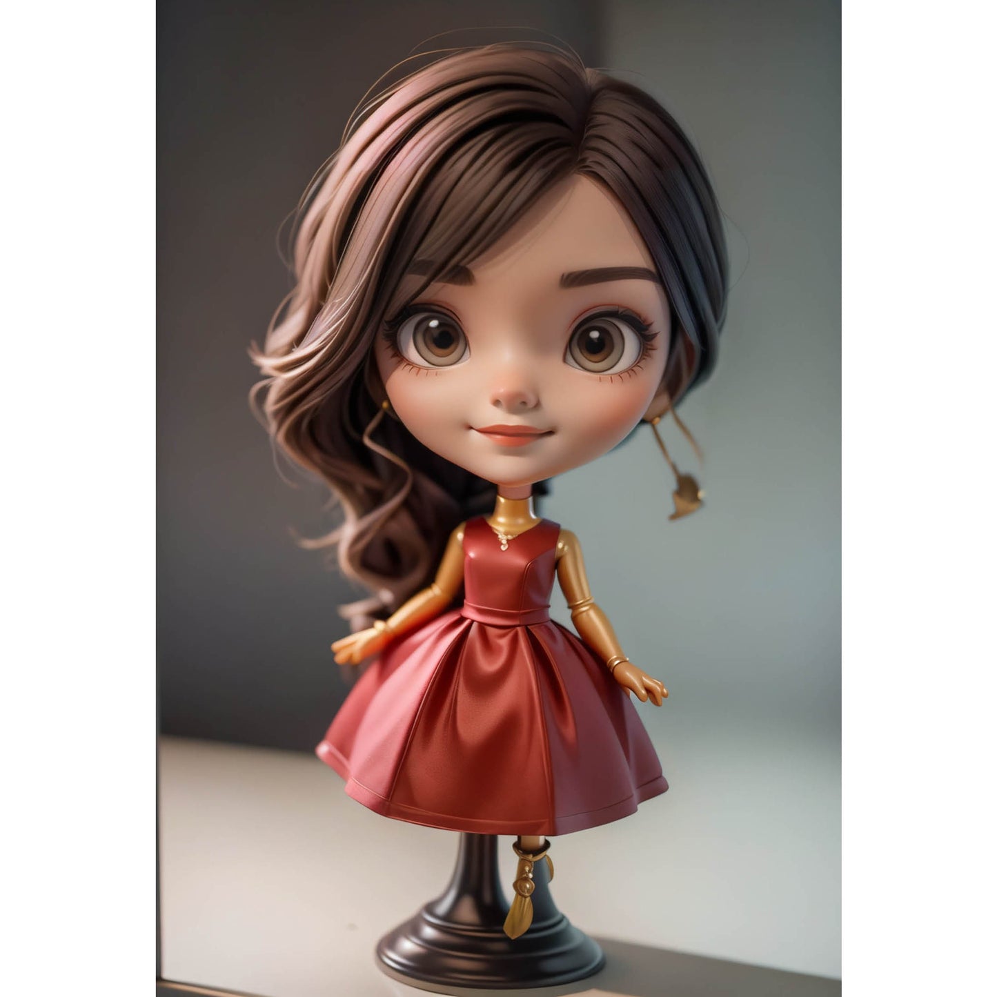 Custom Doll-Like A.I. Digitalized Arts: Transform Yourself into a Cute Miniature Figure