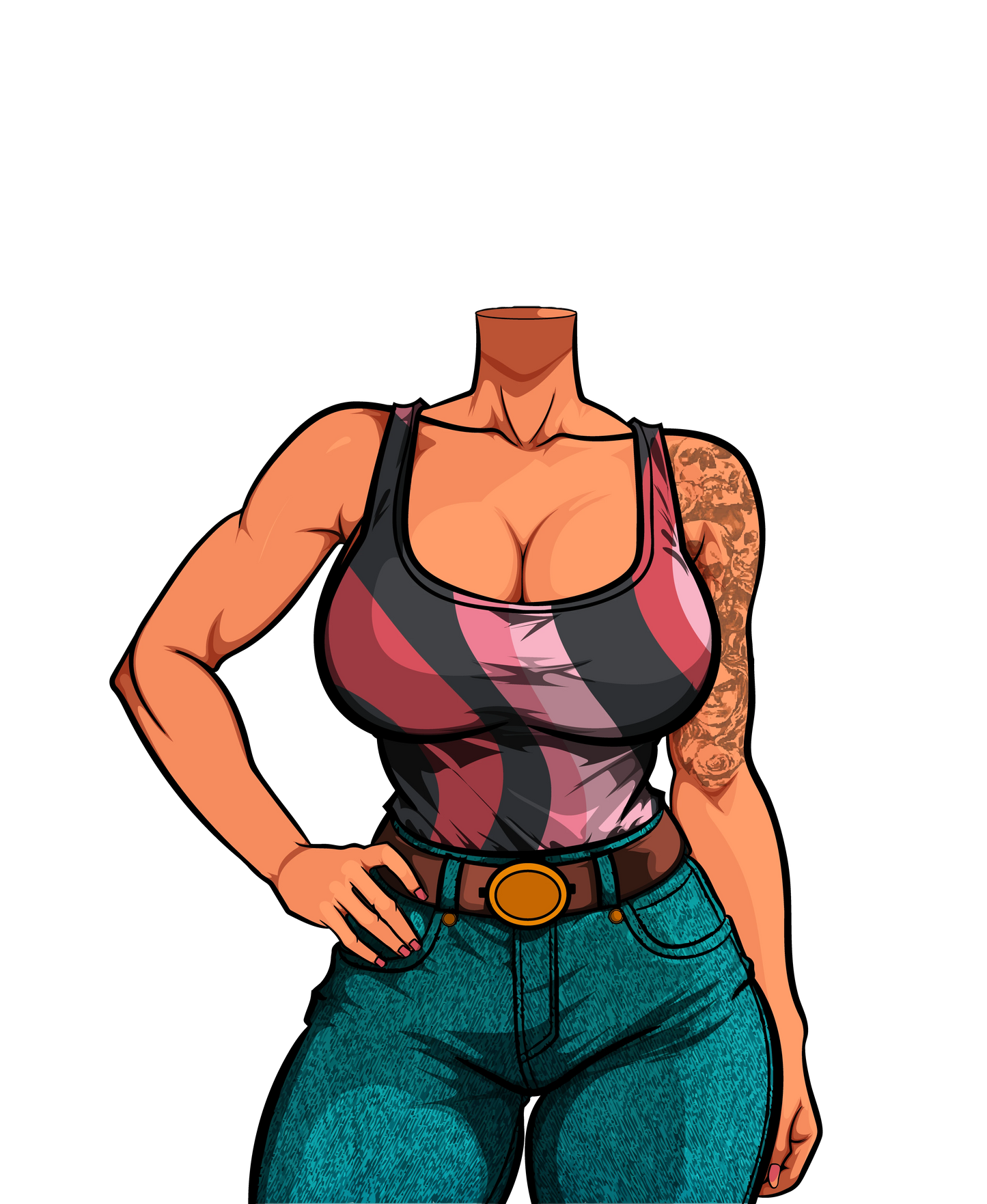 Episode 4 - Android 18 - Dragon Ball Z Vector Art Template | Adobe Illustrator Download