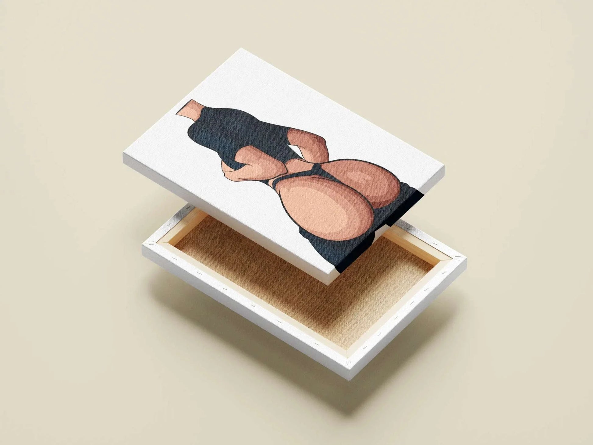Baked Art - Model 102 digital illustration showcasing dynamic shading and vibrant highlights in a modern, edgy design.