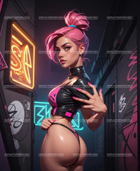 Lingerie Model 5 - Digitalized Arts Baked Art