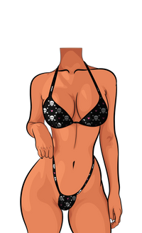 Bikini Model 4 - Digitalized Arts Baked Art