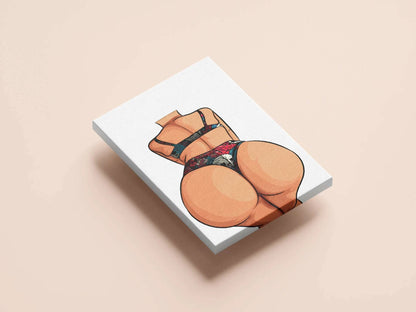 Model 6 - Baked Art digital artwork featuring lingerie-clad figure with intricate detailing.