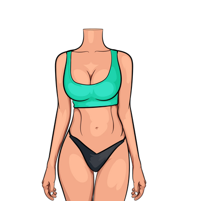 Baked Art - Model 82 digital artwork featuring vibrant colors and sleek silhouette.