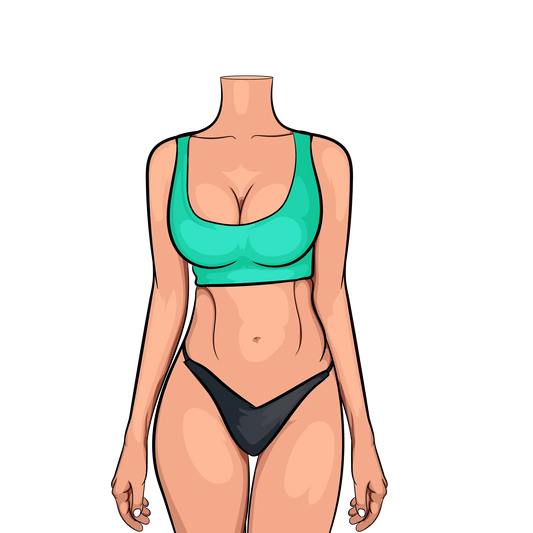 Baked Art - Model 82 digital artwork featuring vibrant colors and sleek silhouette.