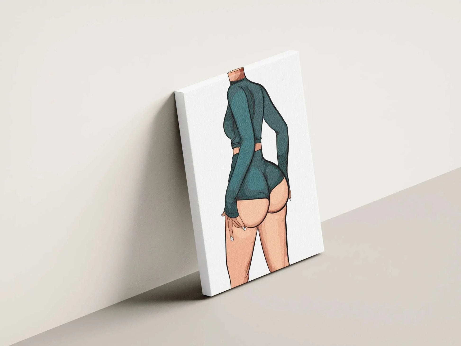Baked Art Model 84 digital artwork featuring a stylized figure in a fitted outfit, showcasing a confident stance.