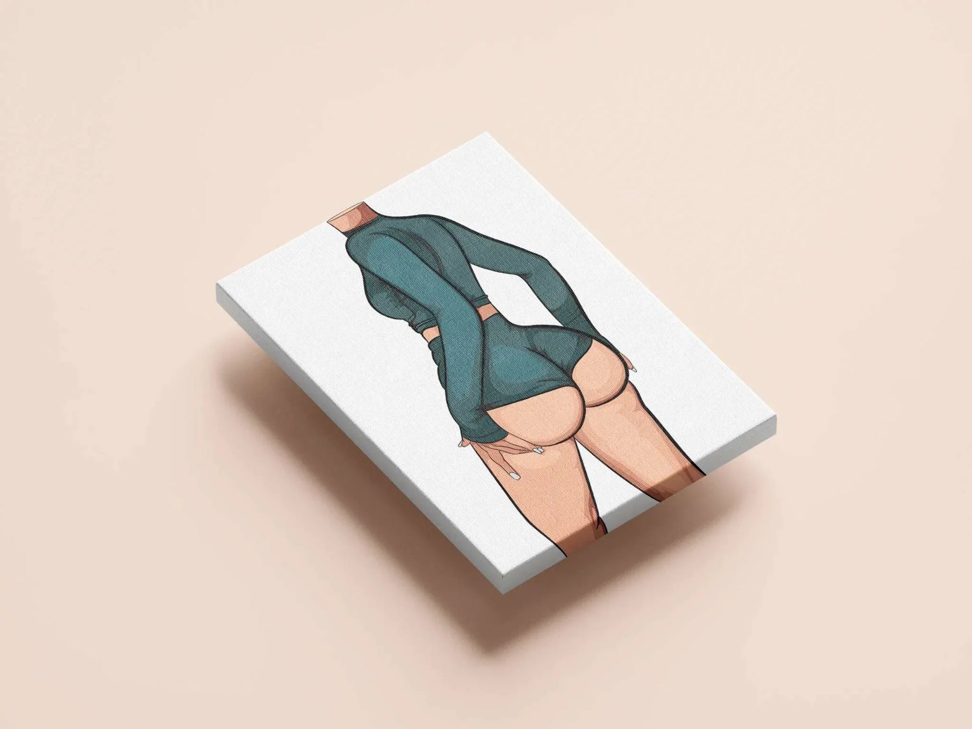 Baked Art - Model 84 digital artwork featuring figure in form-fitting outfit with confident pose.