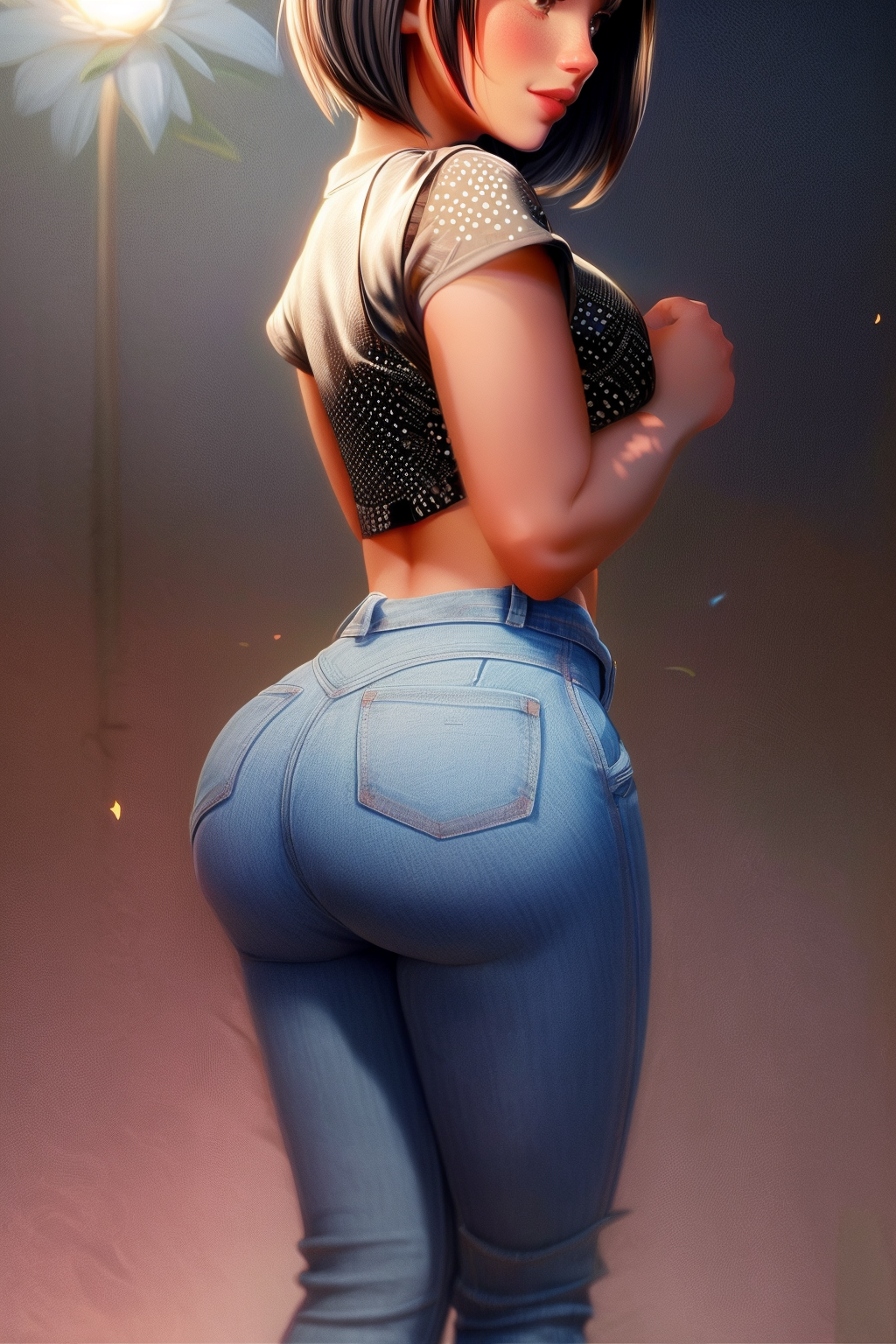 Denim-Jeans model 7 -