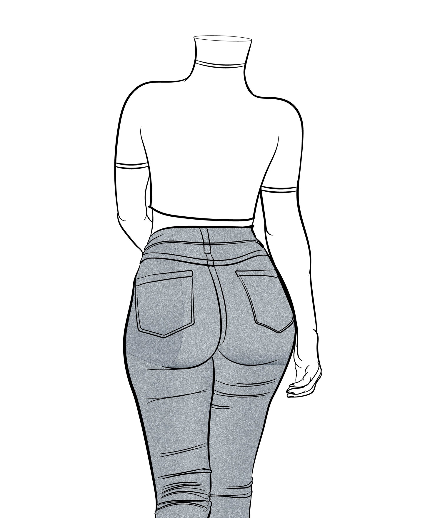 Jeans Denim - Line Model Art 3